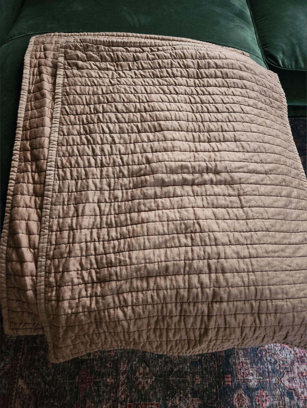 Threshold (TARGET) Dapper Brown Standard Size Sham (Set Of 2) Like New
